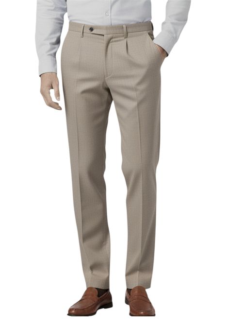 Plain double-pleated trousers SPARVIERI | Trousers | FW1208M C82994